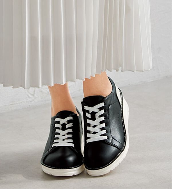 ルフラン（ルフラン）の「＜ラシーナリュクス＞４Ｅ牛革アウトステッチシューズ（フラットシューズ）」｜詳細画像