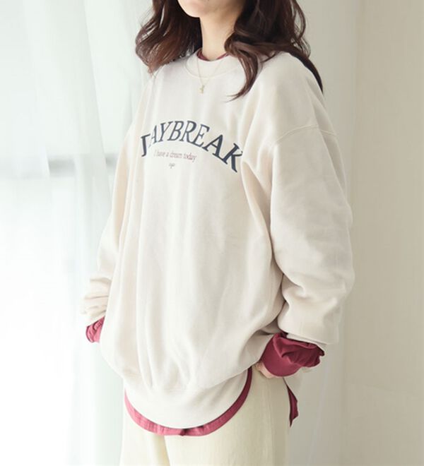 A HAPPY MARILYN（アハッピーマリリン）の「【大きいサイズ】【Ｌ～８Ｌ】綿１００％裾魅せラウンドヘムＴシャツ（Tシャツ）」｜詳細画像