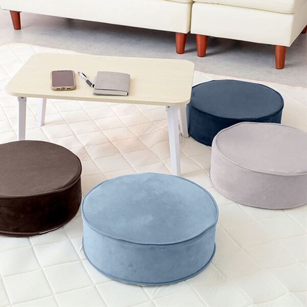 iellio（イエリオ）の「便利な極厚フロアクッション＜マルチクッション・座布団クッション・シートクッション・床座り用クッション・スツール・北欧風＞（クッション・クッションカバー）」｜詳細画像