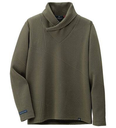 「＜コムルヴァン・オム＞ボリュームネック上品プルオーバー（メンズカットソー）」