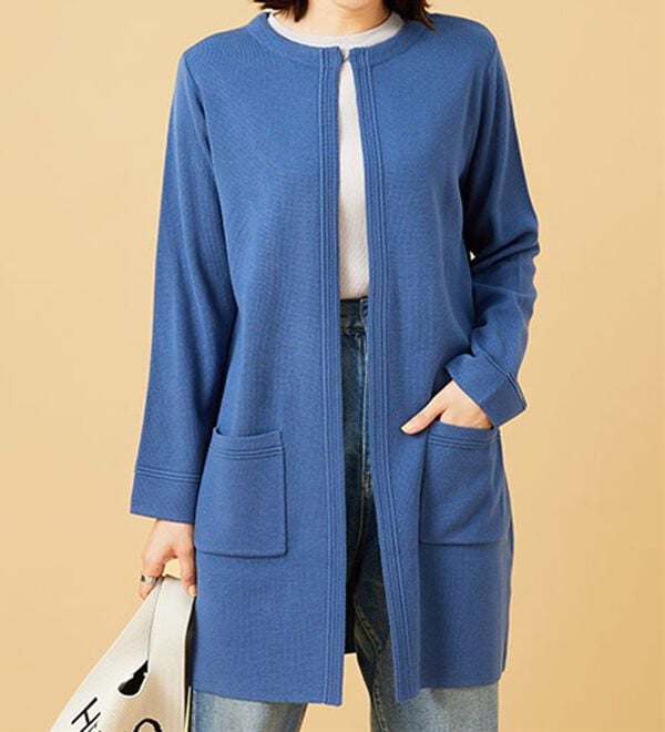 BELLUNA（ベルーナ）の「嬉しい機能付！ミラノリブカーディガン（ニットカーディガン）」｜詳細画像