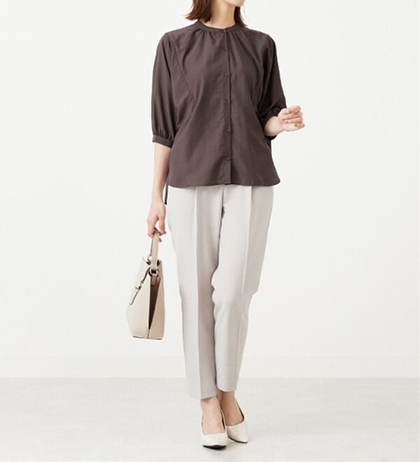 BELLUNA（ベルーナ）の「袖切替ドルマンデザインブラウス（ブラウス）」｜詳細画像