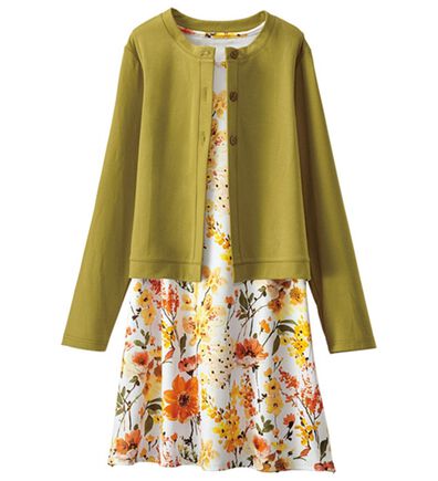 BELLUNA（ベルーナ）の「＜トランスファーテックス＞フラワープリントアンサンブル（アンサンブル）」