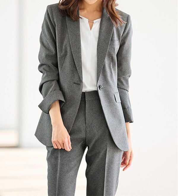 RANAN（ラナン）の「【4点セット】洗える！らくに伸びる！防シワ多機能キャリアスーツ（その他スーツ）」｜詳細画像