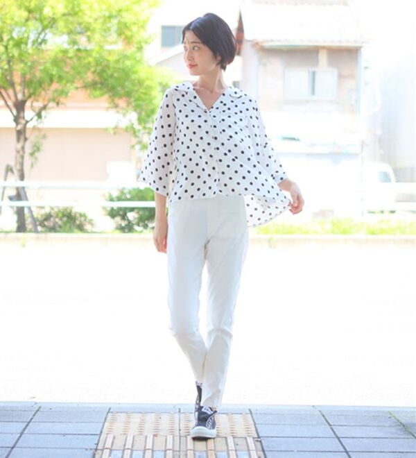 A HAPPY MARILYN（アハッピーマリリン）の「【Ｍ～８Ｌ】【選べる丈】のび～る ストレッチ ツイル 魔法の 美脚レギンスパンツ（スリム・スキニーパンツ）」｜詳細画像