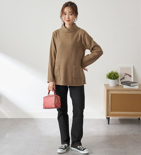 BELLUNA（ベルーナ）の「毎日着られる！快適フリースチュニック（チュニック）」｜詳細画像