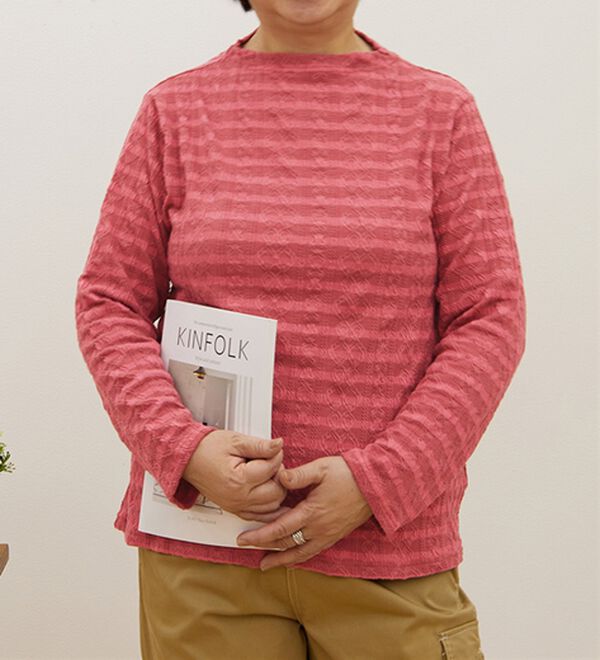 ルフラン（ルフラン）の「ジャカード柄プルオーバー（カットソー）」｜詳細画像