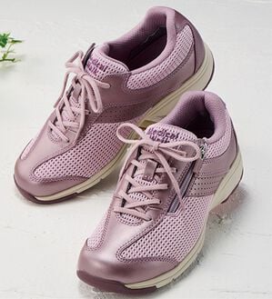 BELLUNA（ベルーナ）の「膝サポートアサヒメディカルウォーク牛革靴（スニーカー）」｜ラベンダー