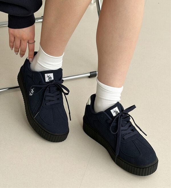 GeeRA（ジーラ）の「【U.S. POLO ASSN.】厚底スニーカー（スニーカー）」｜ネイビー