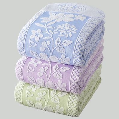 「今治産ワイドジャカード織タオルケット＜綿１００％・シングル・３色組はフェイスタオルプレゼント・洗える・冷房対策＞（肌掛布団・タオルケット）」