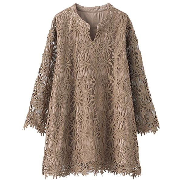 BELLUNA（ベルーナ）の「上品レースチュニック（チュニック）」｜詳細画像