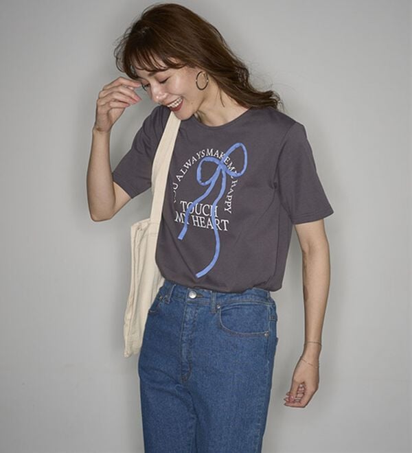 BELLUNA（ベルーナ）の「一枚で着映えるデコラＴ（Tシャツ）」｜詳細画像