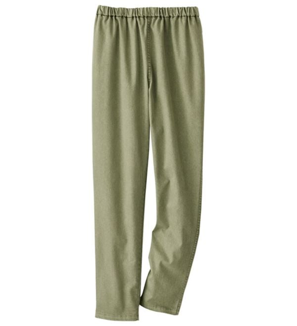 BELLUNA（ベルーナ）の「＜＆ｃｏｃｏｃｈｉ＞チュニックの下にはくゆるパンツ（フルレングスパンツ）」｜オリーブ