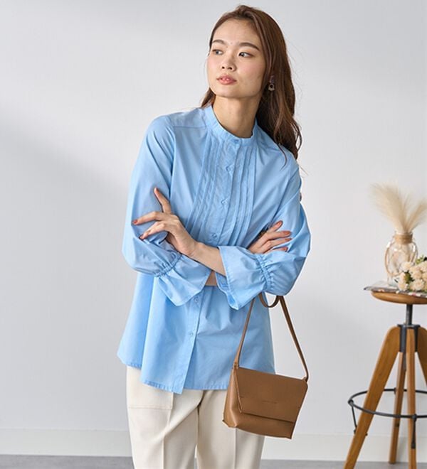 BELLUNA（ベルーナ）の「綿混素材春色ブラウス（ブラウス）」｜詳細画像