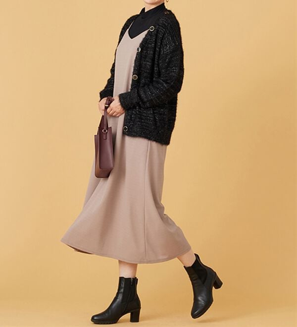 BELLUNA（ベルーナ）の「上品見え！ふんわりシャギーカーディガン（ニットカーディガン）」｜詳細画像