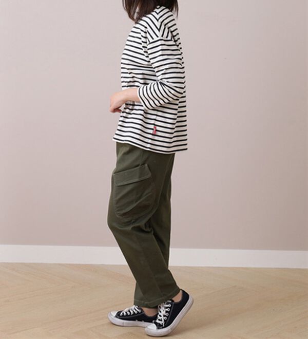 BELLUNA（ベルーナ）の「＜ｓｏｒａｆｕｋｕ＞ボーダープルオーバー（カットソー）」｜詳細画像