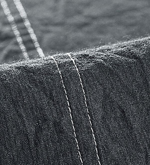 BELLUNA（ベルーナ）の「綿麻ボイルワッシャー素材ステッチ使いチュニックワンピース（チュニックワンピース）」｜詳細画像