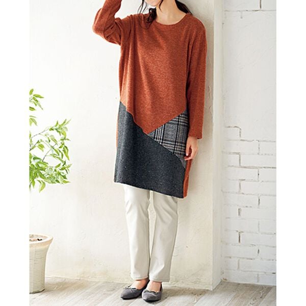 BELLUNA（ベルーナ）の「切替デザインゆったりチュニック（チュニック）」｜詳細画像