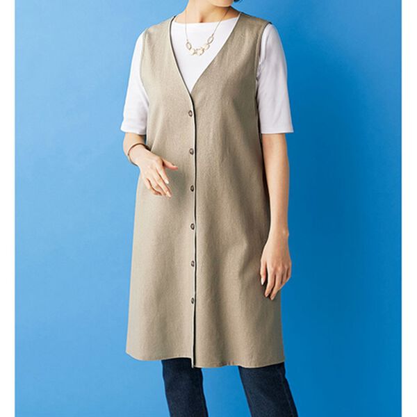 BELLUNA（ベルーナ）の「リネン混チュニックベスト（チュニック）」｜詳細画像