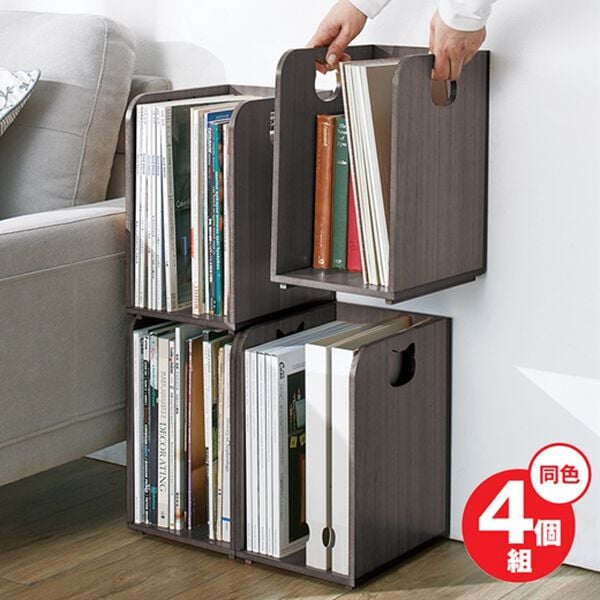 「重ねて置ける本棚ラック（リビング収納）」｜詳細画像