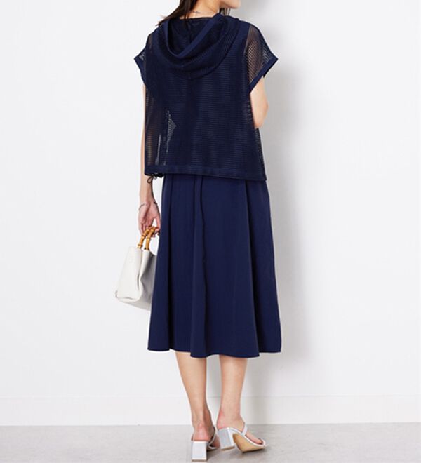 BELLUNA（ベルーナ）の「2点セット【Ｌａｇｒｉｌｕａ】メッシュ使いワンピースアンサンブル（その他ワンピース）」｜詳細画像