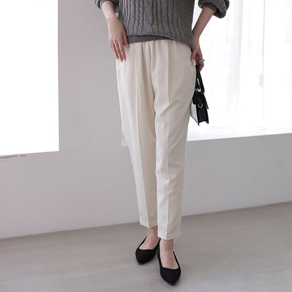 GeeRA（ジーラ）の「美脚とろみタックパンツ（フルレングスパンツ）」｜詳細画像