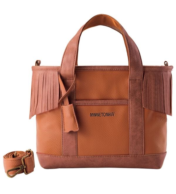 BELLUNA（ベルーナ）の「＜ミネトンカ＞フリンジ２ＷＡＹ手提げ（ハンドバッグ）」｜詳細画像