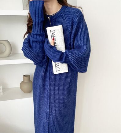 GeeRA（ジーラ）の「アームウォーマーデザインニットワンピース（ニットワンピース）」