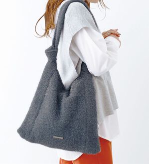 BELLUNA（ベルーナ）の「ラメ調ニット素材トートバッグ（その他バッグ）」｜詳細画像