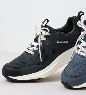 ルフラン（ルフラン）の「ゴールデンベア　４Ｅ防水スニーカー（スニーカー）」｜ブラック