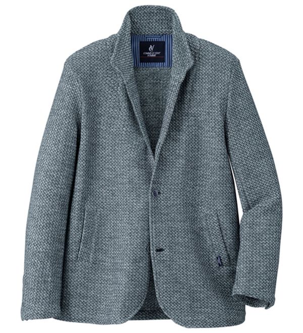 「＜コムルヴァン・オム＞男前！スタンドジャケット（メンズジャケット）」｜ネイビー系