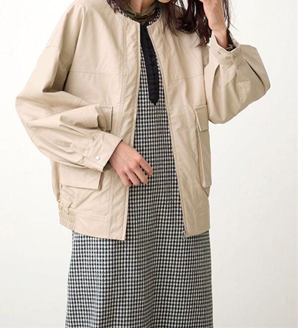 RANAN（ラナン）の「フェイクレザーブルゾン（ブルゾン）」｜詳細画像