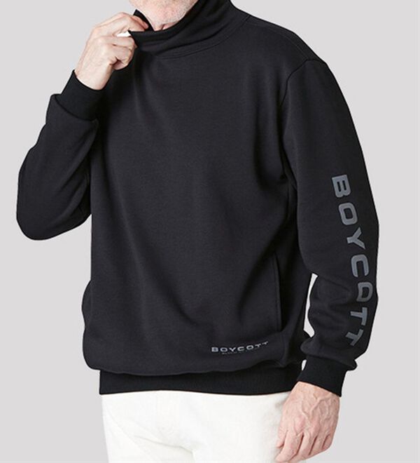 「【２枚組】＜ボイコット＞ボリュームネックトレーナー（メンズトレーナー）」｜詳細画像