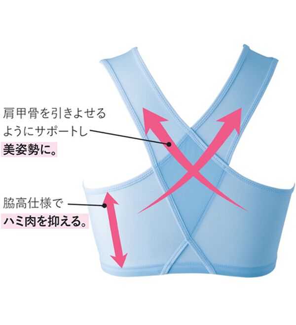 LAVIENNE（ラヴィエンヌ）の「ムレないスキッと美姿勢ブラ（ブラジャー）」｜詳細画像