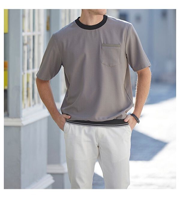 「体型カバーが叶うオトナ技Ｔシャツ（メンズＴシャツ）」｜詳細画像