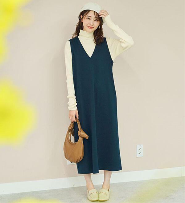 BELLUNA（ベルーナ）の「＜＆ｃｏｃｏｃｈｉ＞ハピネスコットン１００％ニットレギンス（スパッツ・レギンス）」｜詳細画像