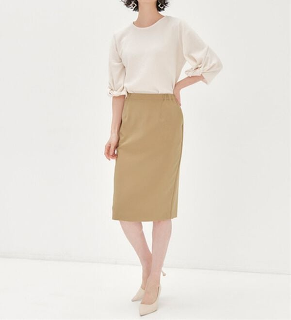 RANAN（ラナン）の「美ラインタイトスカート（ロングスカート）」｜詳細画像
