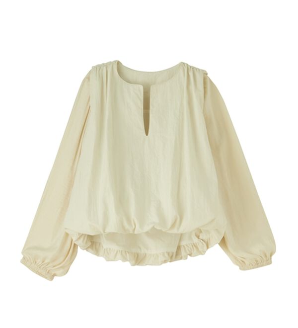 RANAN（ラナン）の「2WAYギャザーバルーンブラウス（ブラウス）」｜詳細画像