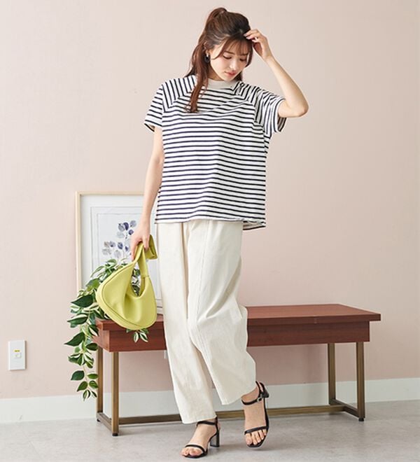 BELLUNA（ベルーナ）の「下半身カバーコクーンシルエットパンツ（フルレングスパンツ）」｜詳細画像