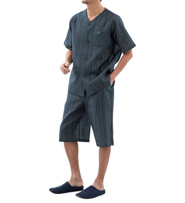 「＜クロコダイル＞寝ても起きても着ていたい「ぱじゃ兵衛」（メンズルームウェア）」｜詳細画像