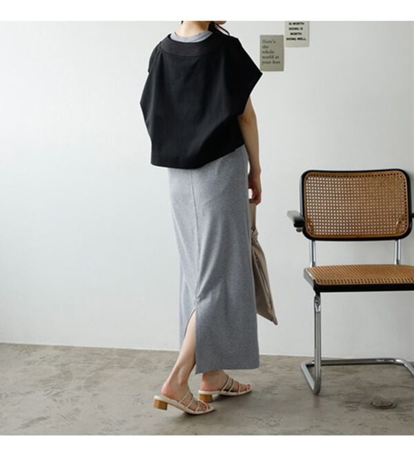 GeeRA（ジーラ）の「アメスリリブワンピ＆ベストセット（カットソーワンピース）」｜詳細画像