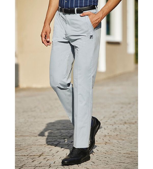 「【２本組】＜フィラ＞吸汗速乾エンブレム刺しゅうパンツ（メンズフルレングスパンツ）」｜詳細画像