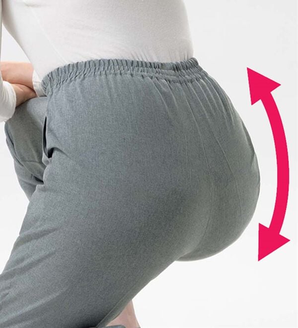 ルフラン（ルフラン）の「【３本組】日本製　お手入れラクラク上品パンツ（フルレングスパンツ）」｜詳細画像