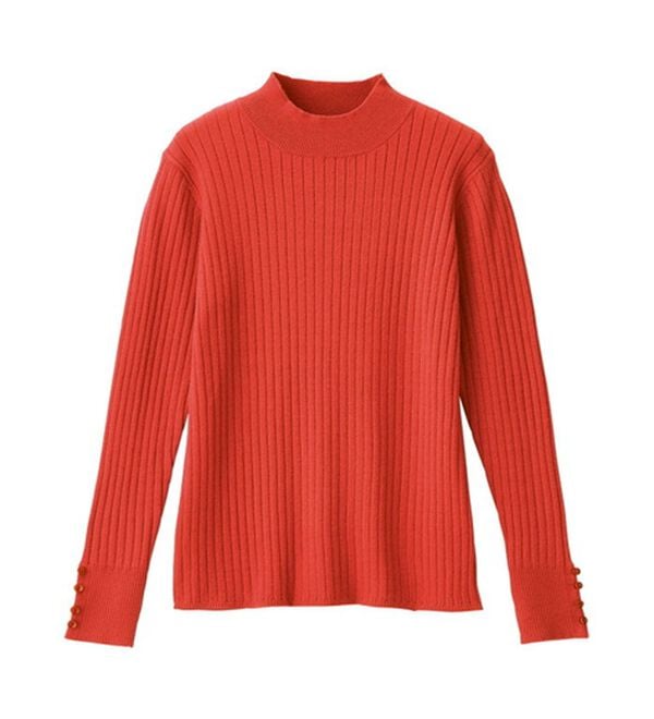 RANAN（ラナン）の「袖ボタンハイゲージニット＜4つの機能付＞（ニット・セーター）」｜詳細画像