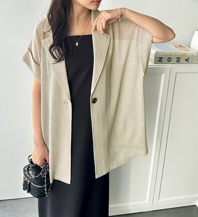 GeeRA（ジーラ）の「シャツ感覚で着られるメッシュジャケット（テーラードジャケット）」