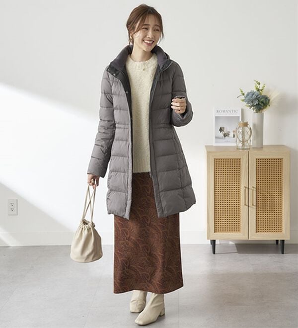 BELLUNA（ベルーナ）の「【Ｆｕｗａｉｒ】ロングダウンコート（ダウンコート・ジャケット・ベスト）」｜詳細画像