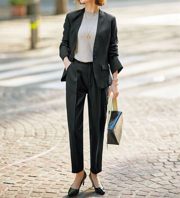 GeeRA（ジーラ）の「洗える！ストレッチカセットスーツ（その他ワンピース）」｜詳細画像