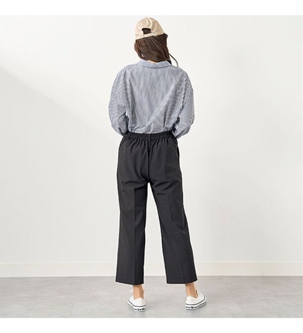 BELLUNA（ベルーナ）の「サラリ美脚見え！タック使いワイドパンツ（ワイドパンツ・ガウチョ）」｜詳細画像