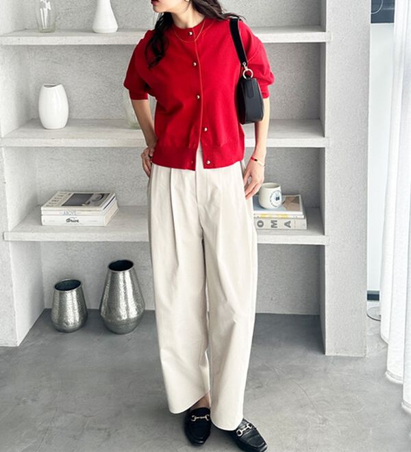 GeeRA（ジーラ）の「メタルボタンスポンディッシュカーディガン（ニットカーディガン）」｜詳細画像