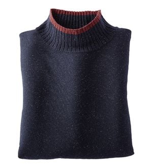 BELLUNA（ベルーナ）の「チクチクしない！ラメ入りウォッシャブルセーター（ニット・セーター）」｜ネイビー